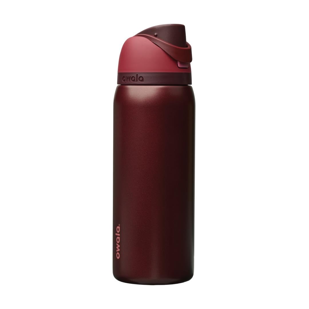 Owala FreeSip Insulated Stainless Steel Water Bottle with Straw, BPA-Free Sports Water Bottle, Great for Travel, 32 Oz, Daybreak