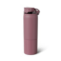 BrüMate Rise 35oz Water Bottle With Covered Silicone Straw | 100% Leakproof Insulated Water Bottle | Soft Sip Silicone Spout | Made of Stainless Steel | 35oz (Neon Pink)
