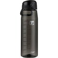 Fanhaw 32 oz Tritan Water Bottle with Chug Lid - Clear, BPA-Free, Lightweight, Wide Mouth, Leak-Proof, Perfect for Gym, Travel, School, Office, and Sports (Clear & Black)