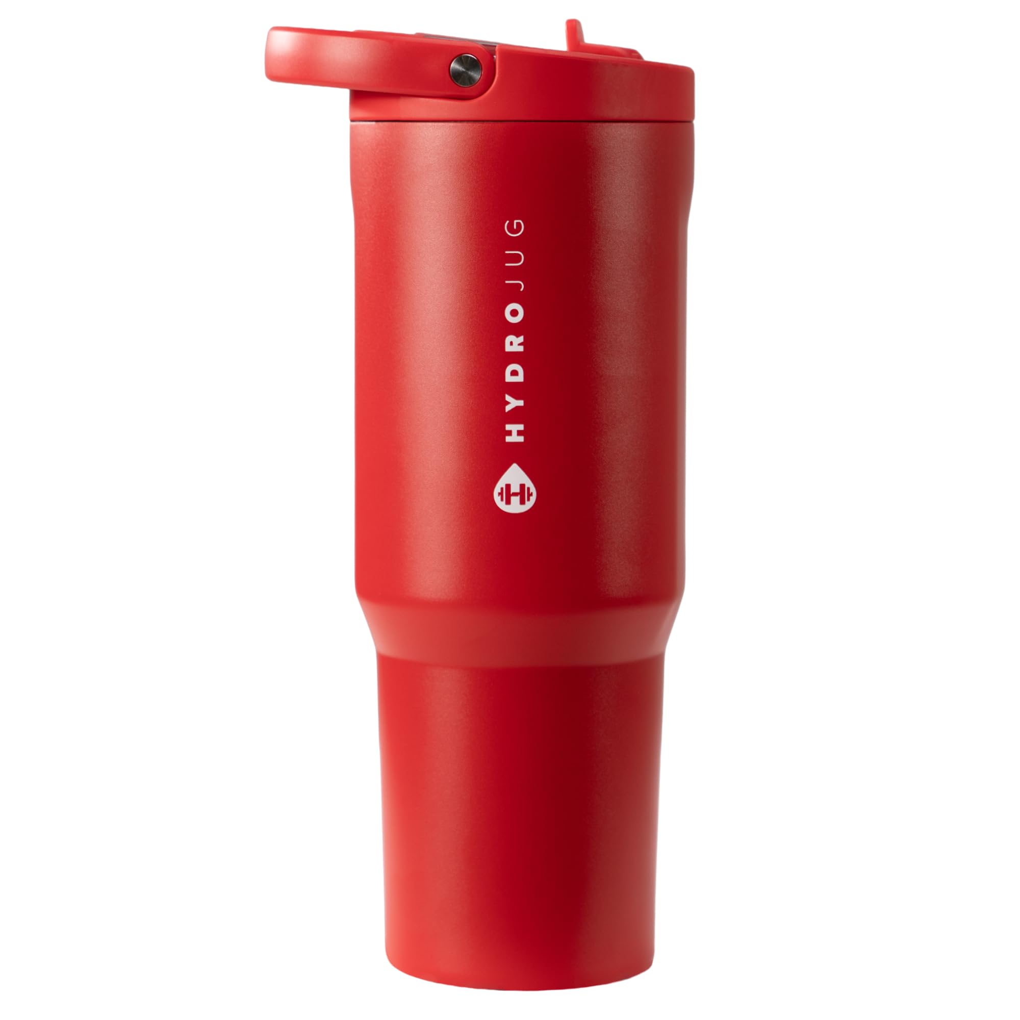 HydroJug Sport - Stainless Steel Tumbler with Straw, Vacuum Insulated, 40oz Leakproof Water Bottle, Ergonomic Design, Reusable, Dishwasher Safe, Rubber Base, Durable for Gym or Outdoors, Rodeo