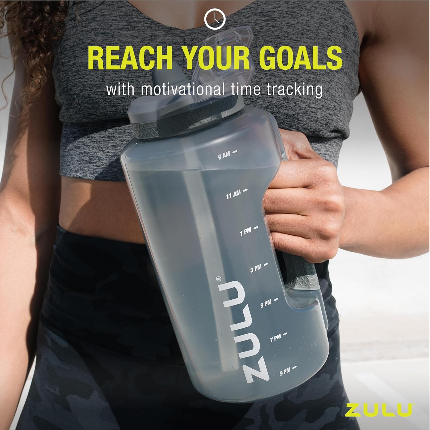 Goals Half Gallon Water Bottle with Straw